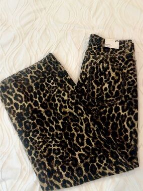 *NWT* Leopard Print Jeans